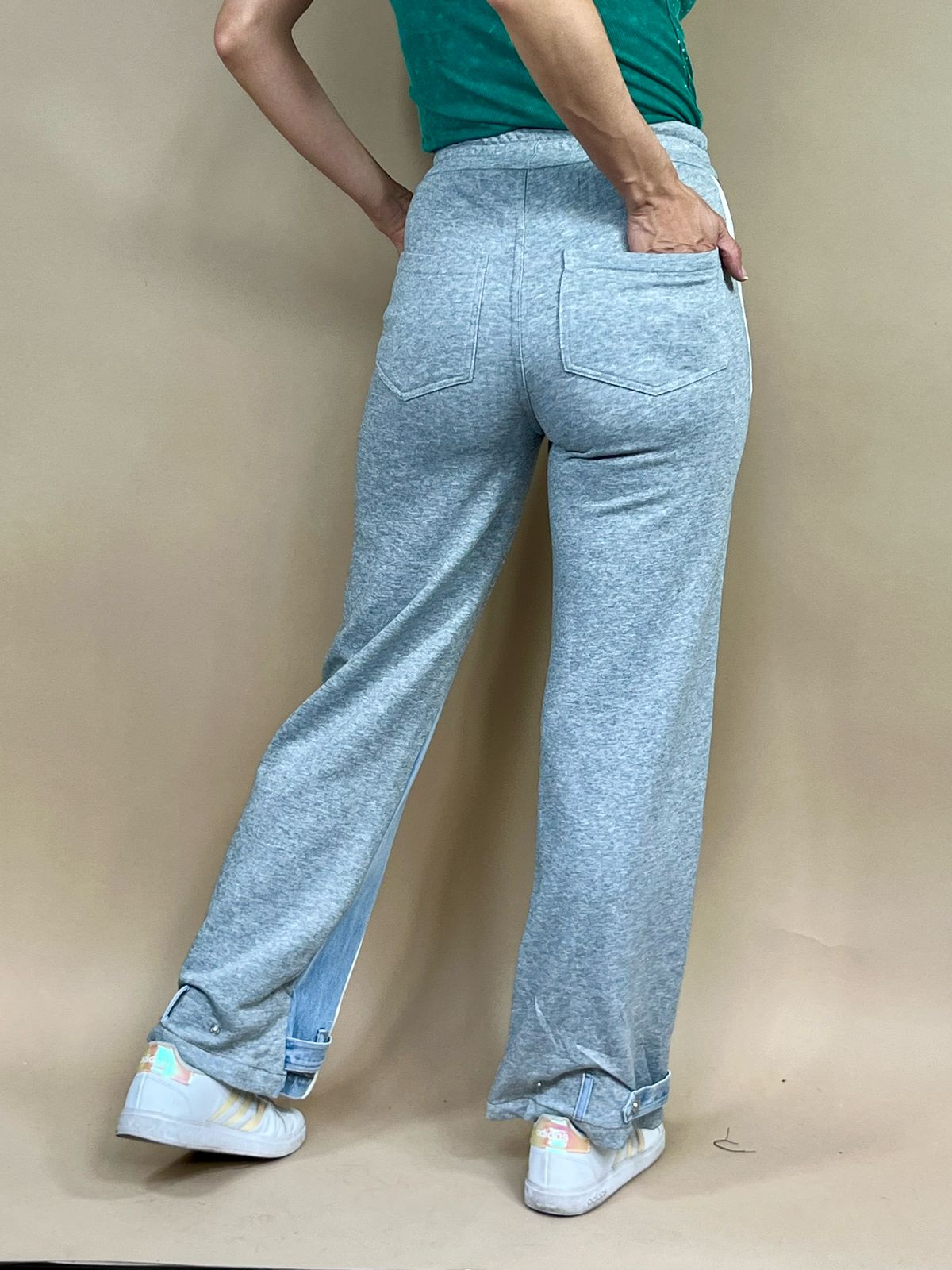 JEANS FRANJAS BLANCAS LILI