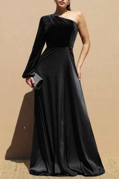 MAXI VESTIDO ONE SHOULDER LIZZY