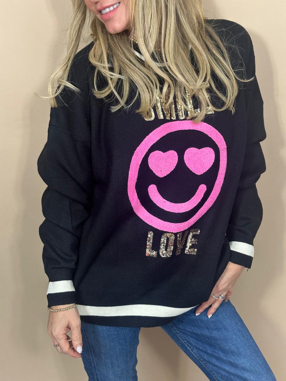 SWEATER DE PUNTO SMILE LOVE