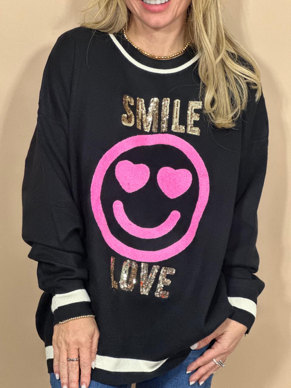 SWEATER DE PUNTO SMILE LOVE